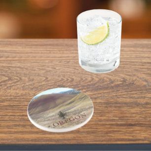 Dessous De Verre En Grès Oregon Peint Hills Photo