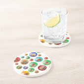 Dessous De Verre En Grès Ornements de Noël de Pékin (Côté)