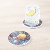 Dessous De Verre En Grès Ornements de vacances en hiver (Côté)