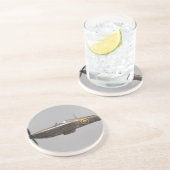 Dessous De Verre En Grès Ouragan de colporteur (Côté)