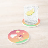 Dessous De Verre En Grès Ours de Kawaii (Côté)