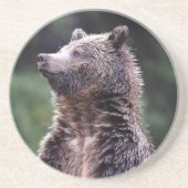 Dessous De Verre En Grès Ours gris debout (Devant)