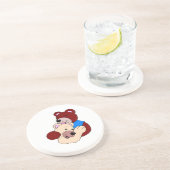Dessous De Verre En Grès Ours Mignons (Côté)