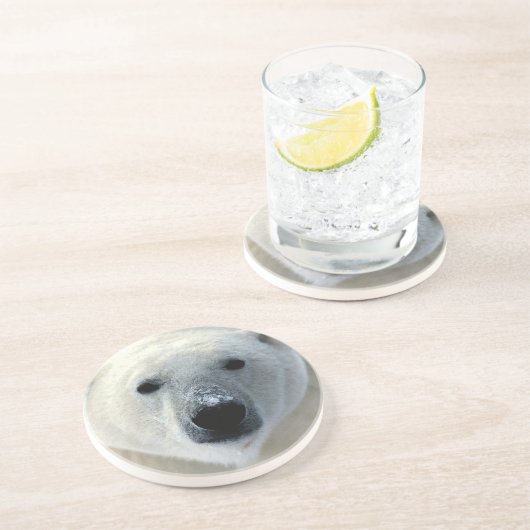 Dessous De Verre En Grès Ours polaire (Côté)