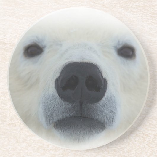 Dessous De Verre En Grès Ours polaire (Devant)