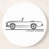 Dessous De Verre En Grès Pagode Mercedes SL Kabrio (Devant)