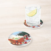 Dessous De Verre En Grès Pain d'épice Sleigh I (Côté)