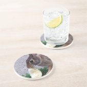 Dessous De Verre En Grès Pain trouvé de lapin (Côté)