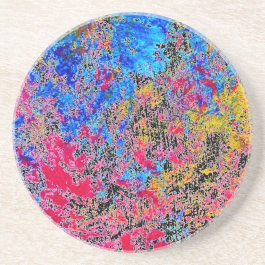 Dessous De Verre En Grès Paint Beverage Coaster (Devant)