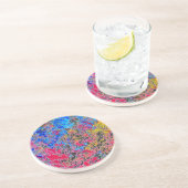 Dessous De Verre En Grès Paint Beverage Coaster (Côté)