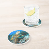 Dessous De Verre En Grès Paires de tortue (Côté)