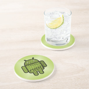 Dessous De Verre En Grès Paisley Character pour le robot Android™