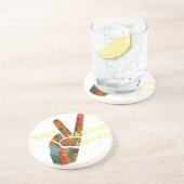 Dessous De Verre En Grès Paix de Hakuna Matata (Côté)