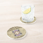 Dessous De Verre En Grès Paix Recherchée, Amour et Inspiration : Diffuser H (Côté)