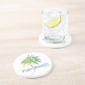 Dessous De Verre En Grès Palm Beach, Floride (Côté)