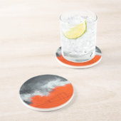 Dessous De Verre En Grès Palm Springs Alexander Plate One (Côté)