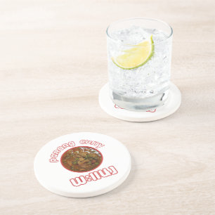 Dessous De Verre En Grès Panang Thai Curry ... Thaïlande Street Food