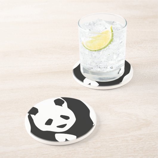 Dessous De Verre En Grès Panda (Côté)