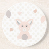 Dessous De Verre En Grès Panda (Devant)