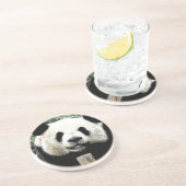 Dessous De Verre En Grès Panda (Côté)