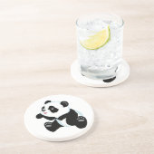 Dessous De Verre En Grès panda de bande dessinée (Côté)