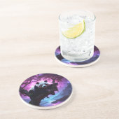 Dessous De Verre En Grès Panda de la Forêt Mystique (Côté)