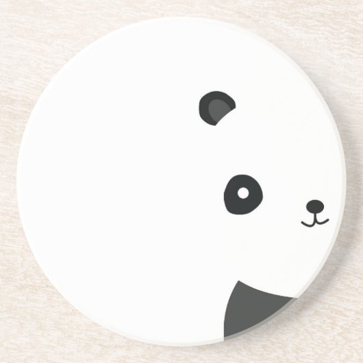 Dessous De Verre En Grès Panda paisible (Devant)