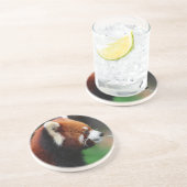 Dessous De Verre En Grès Panda rouge (Côté)