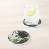 Dessous De Verre En Grès Panda Smile (Côté)