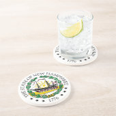 Dessous De Verre En Grès Panneau New Hampshire (Côté)