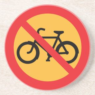 Dessous De Verre En Grès Panneau routier