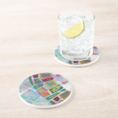 Dessous De Verre En Grès Panneaux Midway III (Côté)