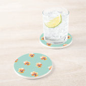 Dessous De Verre En Grès panneaux orange (Côté)