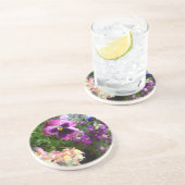 Dessous De Verre En Grès Pansy n'amis (Côté)