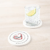 Dessous De Verre En Grès Papa - Fête des pères (Côté)