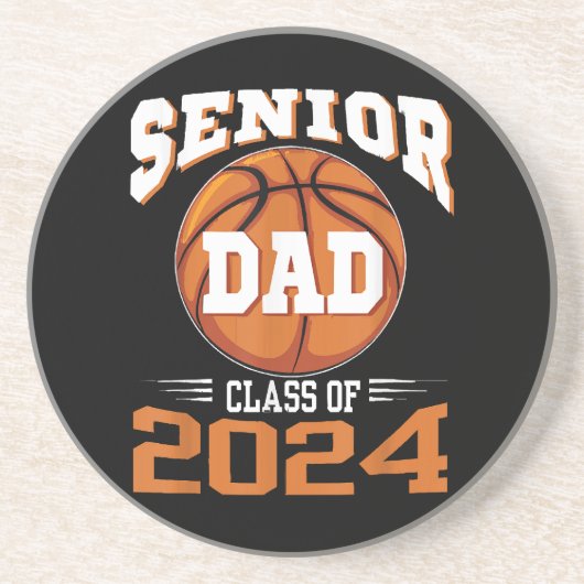 Dessous De Verre En Grès Papa Terminale Promotion 2024 (Devant)