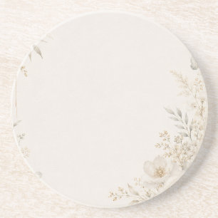 Dessous De Verre En Grès Papeterie de mariage avec des détails neutres raff