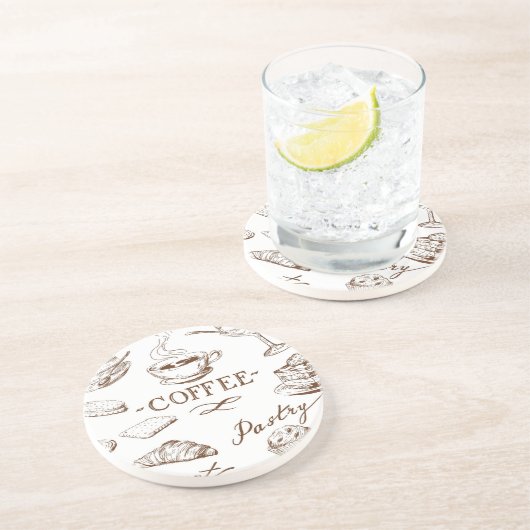 Dessous De Verre En Grès Papier doux (Côté)