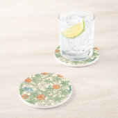 Dessous De Verre En Grès Papier peint victorien en treillis de William Morr (Côté)