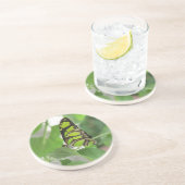 Dessous de verre en grès papillon (Côté)
