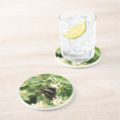 Dessous De Verre En Grès Papillon (Côté)