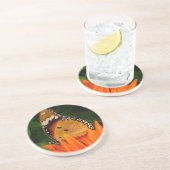 Dessous De Verre En Grès Papillon (Côté)