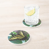 Dessous De Verre En Grès Papillon à queue d'hirondelle I sur Asclépiade à S (Côté)