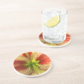 Dessous De Verre En Grès Papillon Amaryllis (Côté)