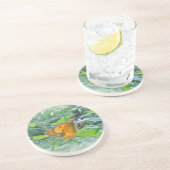 Dessous De Verre En Grès Papillon Sulpher (Côté)