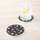 Dessous De Verre En Grès Papillons (Côté)