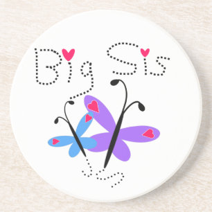 Dessous De Verre En Grès Papillons Big Sis Cadeaux