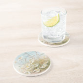 Dessous De Verre En Grès "Pâques apporte le printemps naissant"  (Côté)