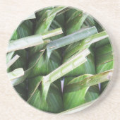 Dessous De Verre En Grès Paquets en feuille de bananier enveloppés (Devant)