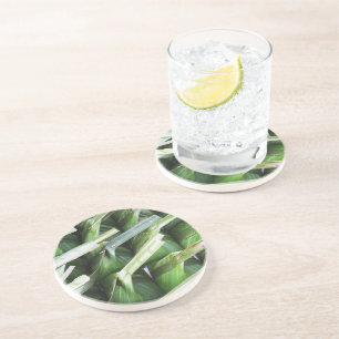 Dessous De Verre En Grès Paquets en feuille de bananier enveloppés